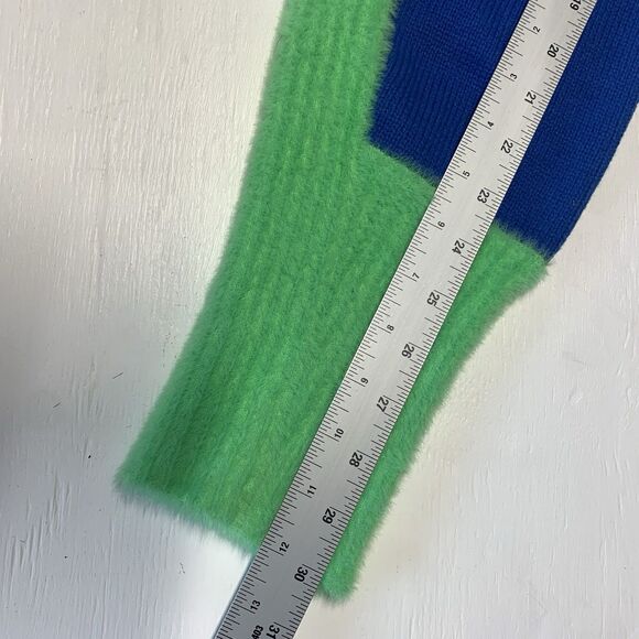 Soft Green Blue Standby Sweater ACREDITO QUE O SANGE Size M - Picture 5 of 13